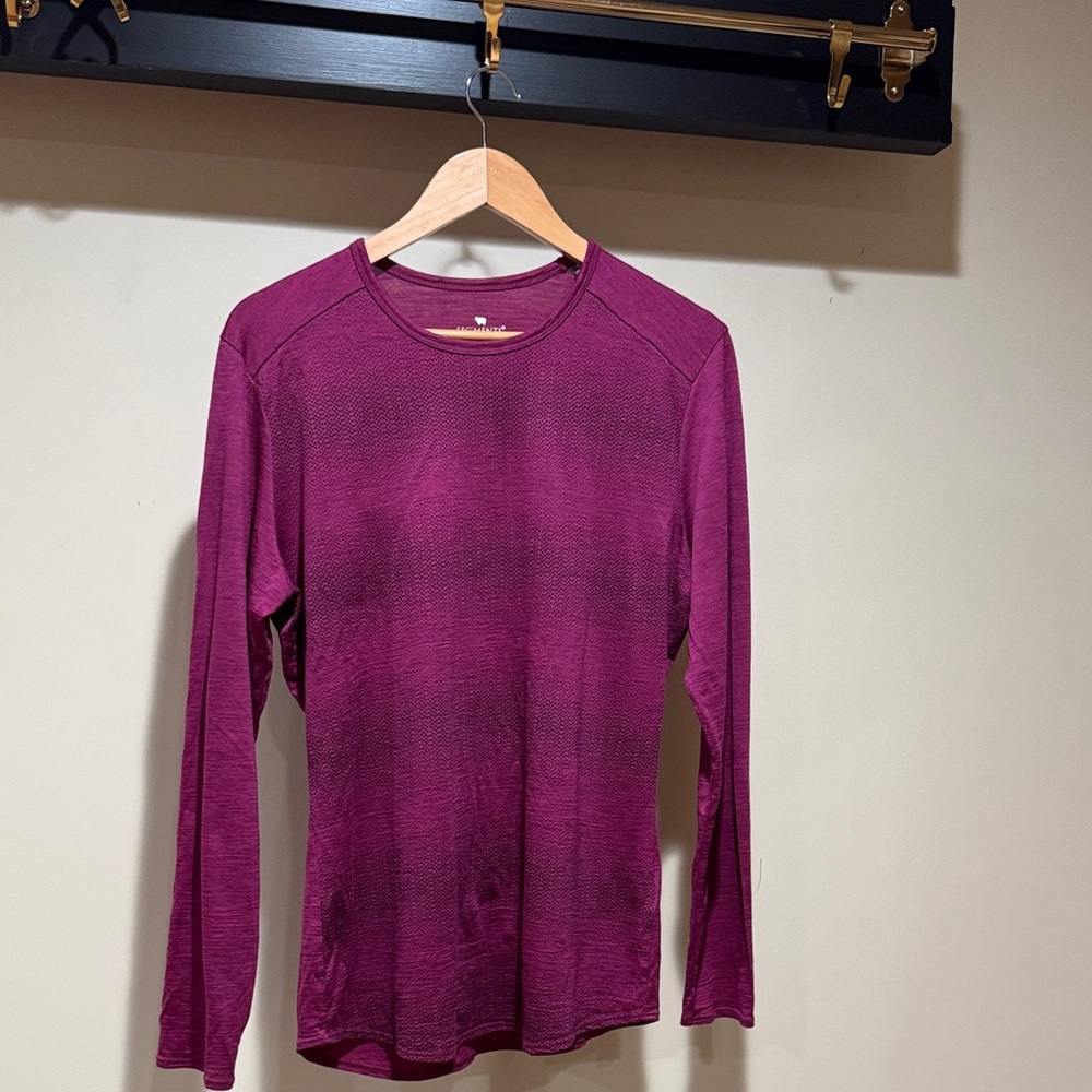 Women's Long Sleeve Purple Top